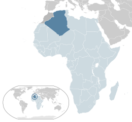 Algeria cartina