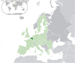 Belgio cartina