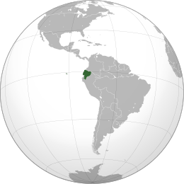 Ecuador cartina