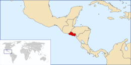 El Salvador cartina
