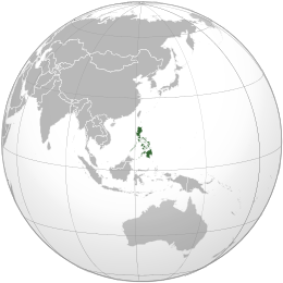Filippine cartina