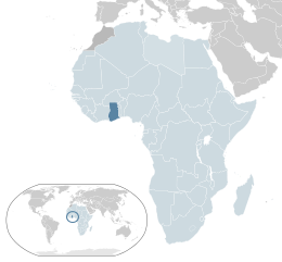 Ghana cartina