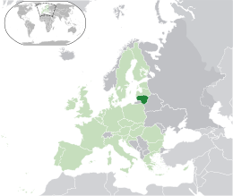 Lituania cartina