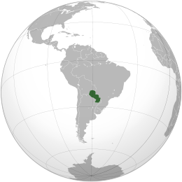 Paraguay cartina