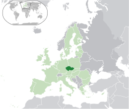 Repubblica Ceca cartina