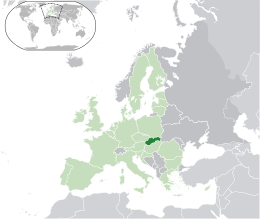 Slovacchia cartina
