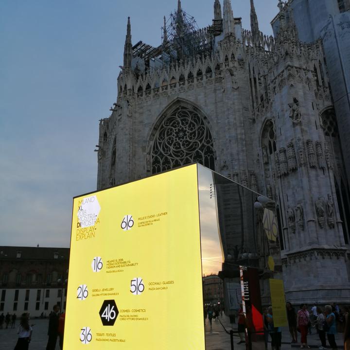 L'installazione dedicata alla cosmesi