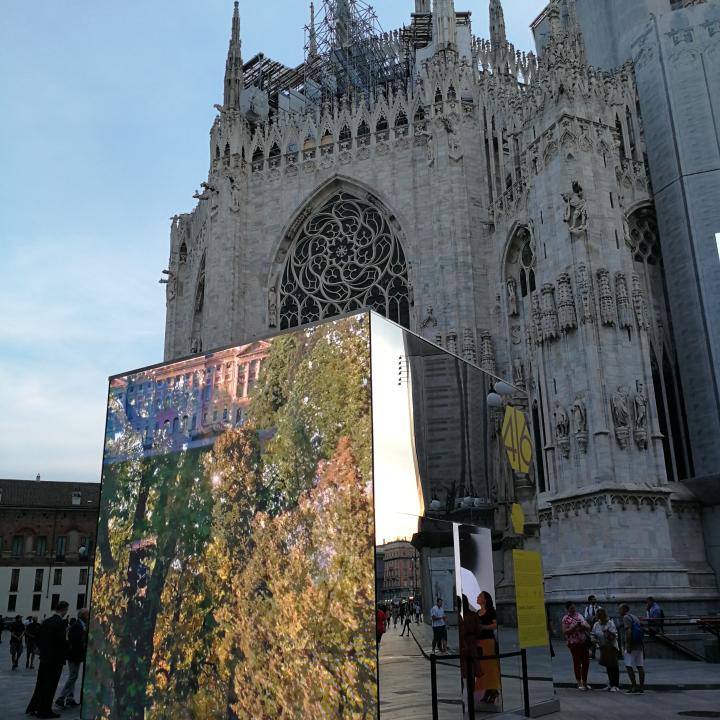 L'installazione dedicata alla cosmesi