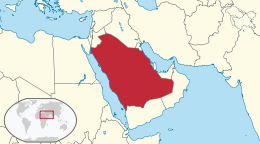 Arabia Saudita cartina