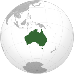 Australia cartina