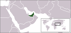 Emirati Arabi Cartina cartina