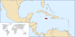Giamaica cartina