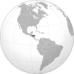 Honduras cartina