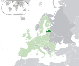 Lettonia cartina