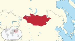 Mongolia cartina