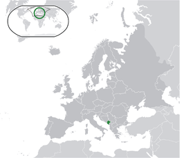 Montenegro cartina