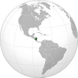 Nicaragua cartina