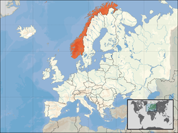 Norvegia cartina