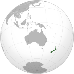 Nuova Zelanda cartina