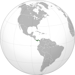 Panama cartina