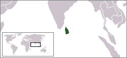 Sri Lanka cartina