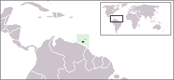 Trinidad e Tobago cartina