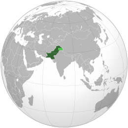 Pakistan cartina